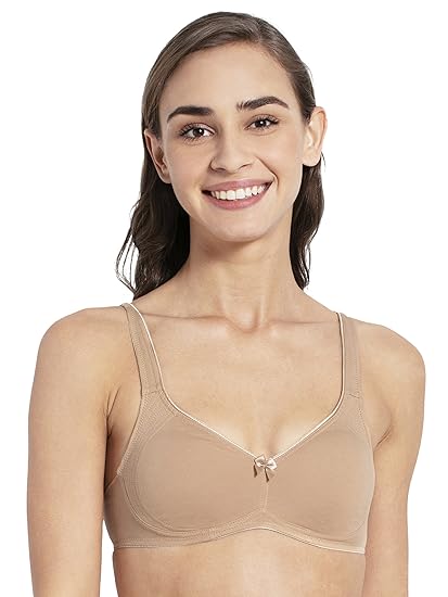 Jockey Women’s Super Combed Cotton Bra 1250 – Full Coverage, Wirefree, Non-Padded